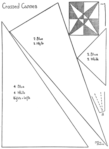 Crossed Canoes Quilt