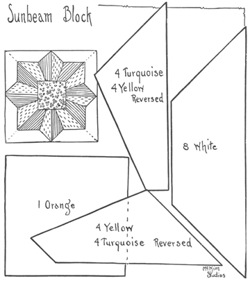 Sunbeam Block Quilt